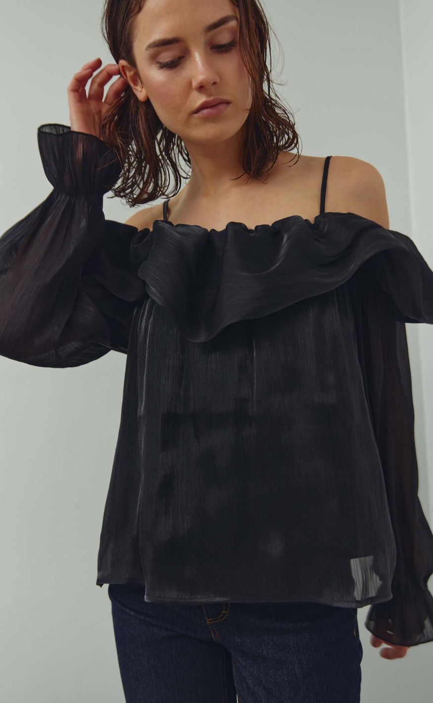 Noella Bluse - Miya - Black