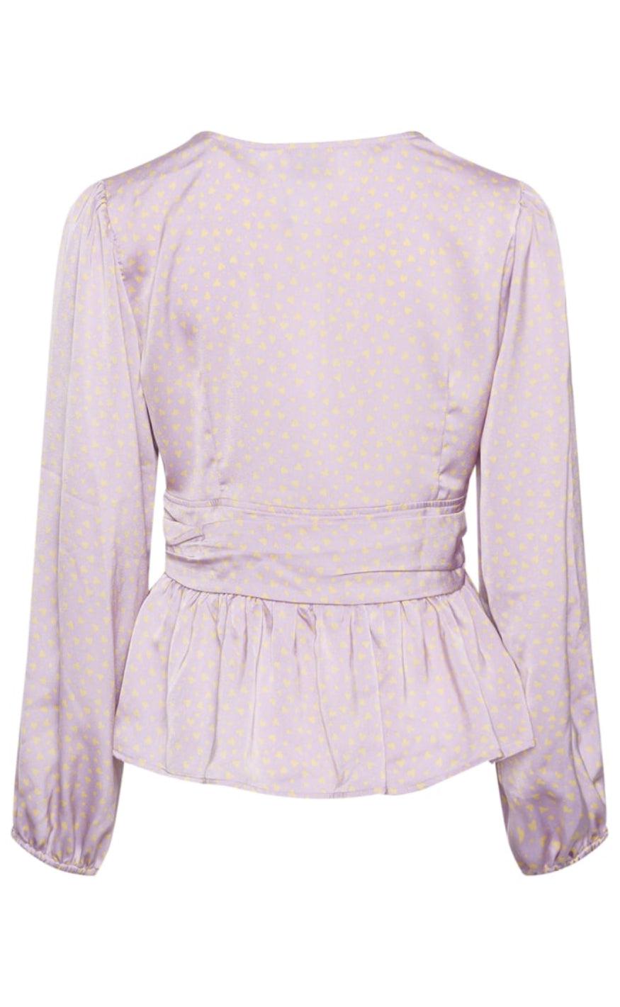 Noella Bluse - Ryder - Lavender Heart