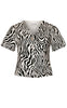 Noella Bluse - Stormina - Taleah Zebra Print