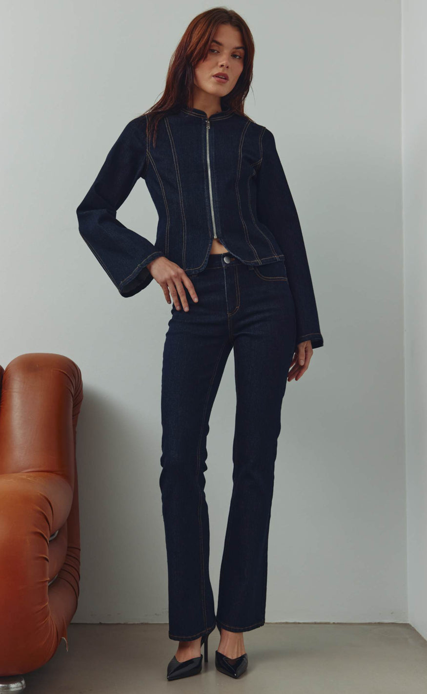 Noella Bukser - Lavella - Blue Unwashed