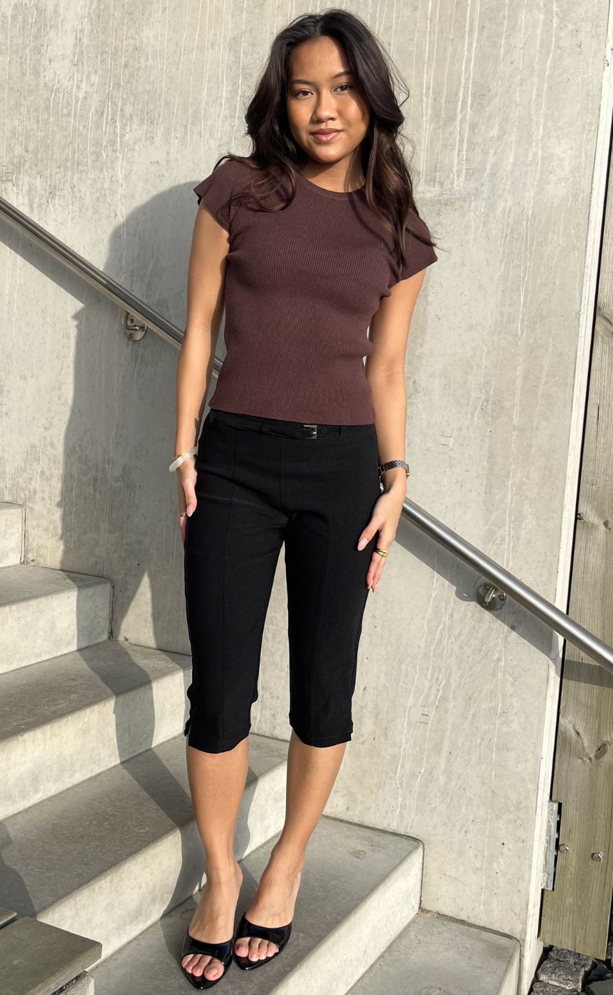 Noella Bukser - Linza Capris - Black