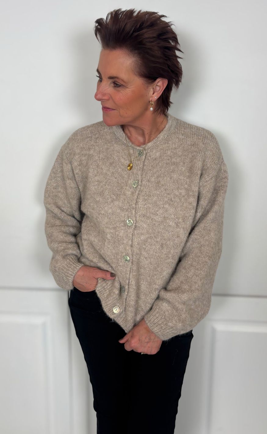 Noella Cardigan - Mata - Sand