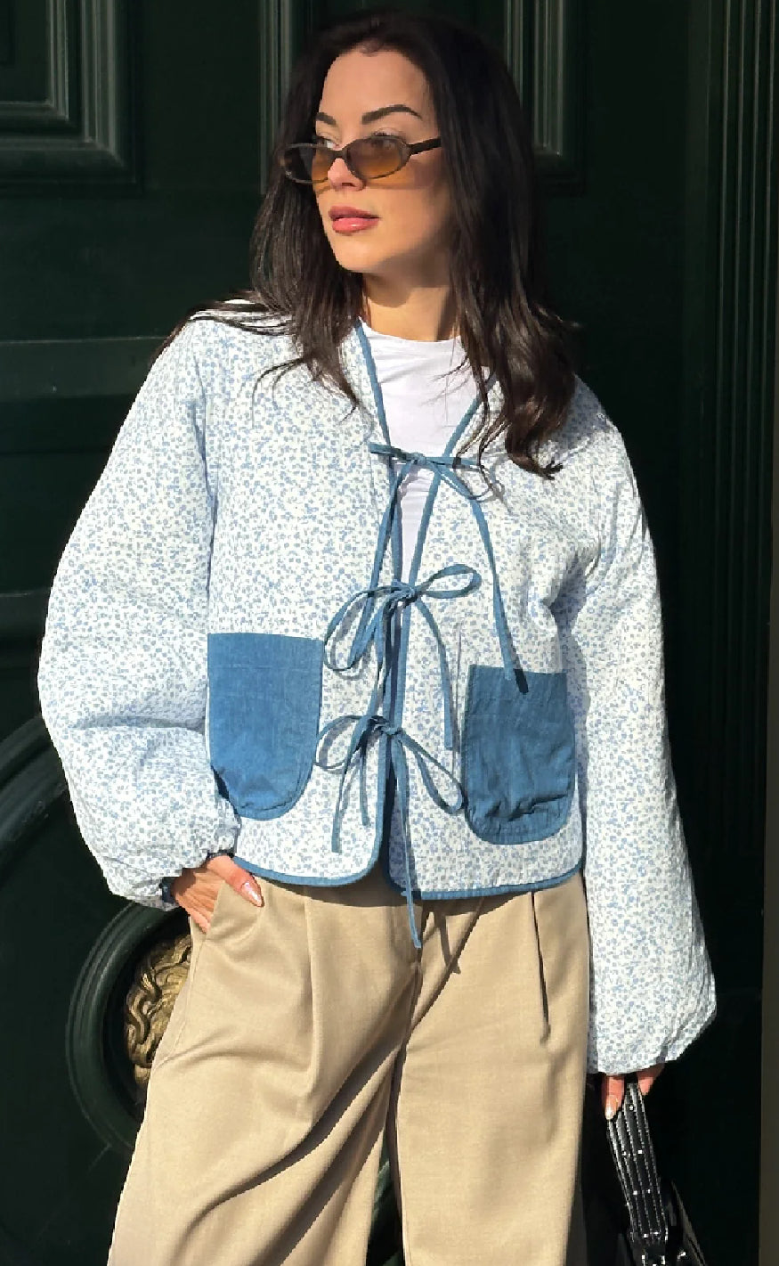 Noella Jakke - Lori - Calla Denim Print