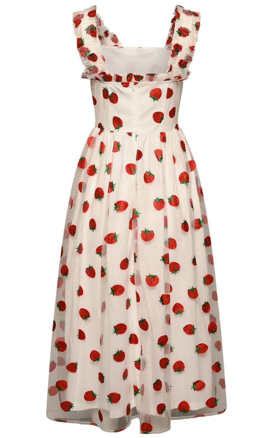 Noella Kjole - Berry Long - Red Mix