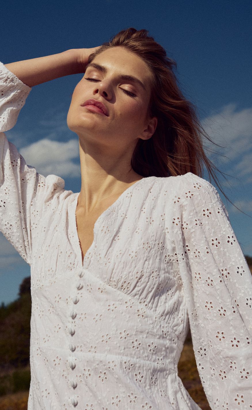 Noella Kjole - Lilith Maxi - White