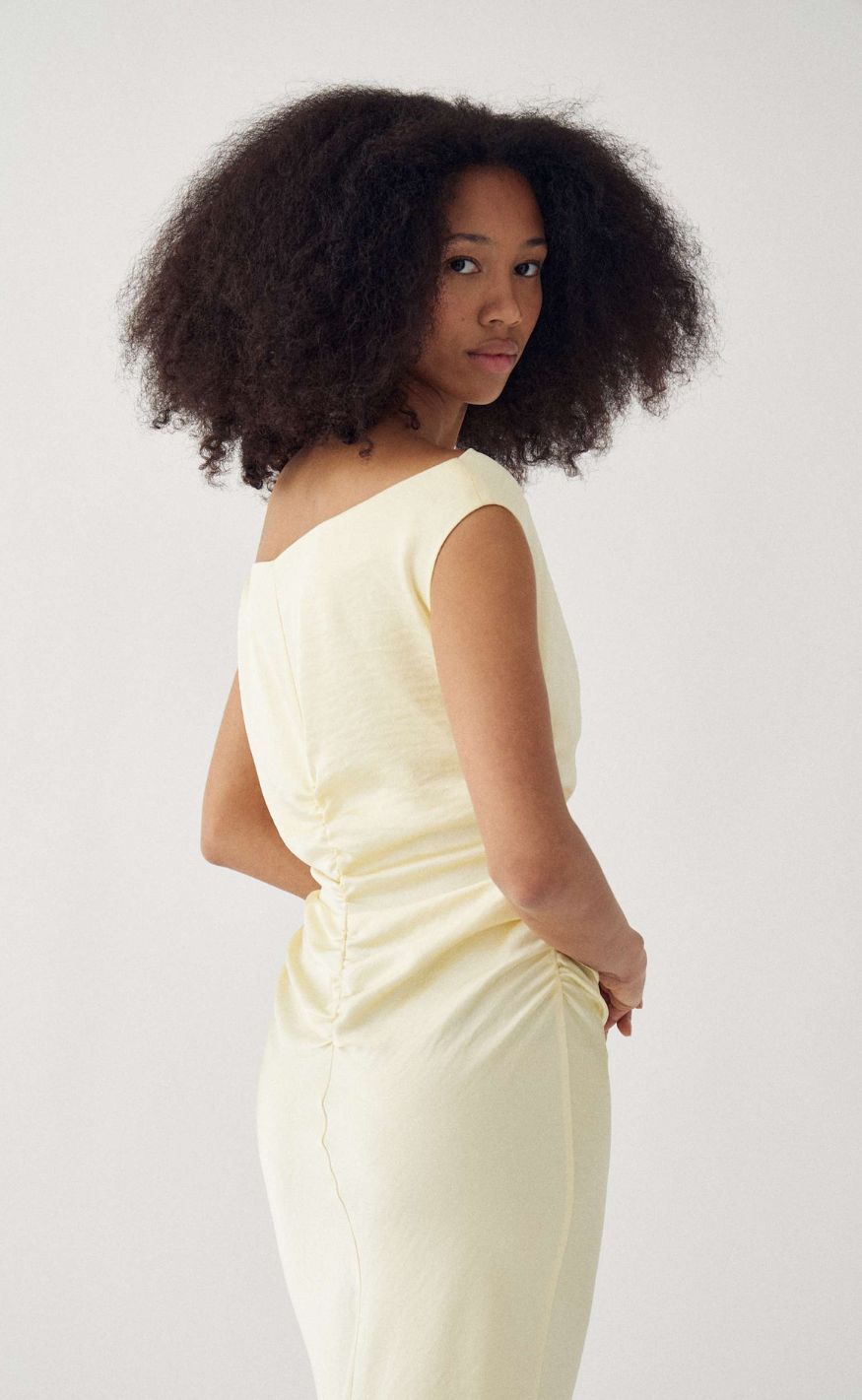 Noella Kjole - Mignonette - Pale Yellow