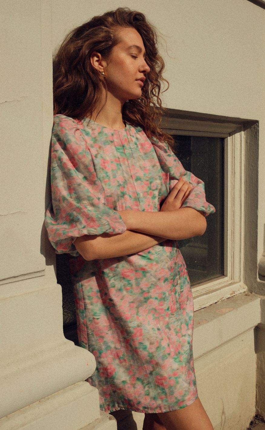 Noella Kjole - Pastis - Dealyn Print
