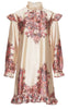 Noella Kjole - Reno Ruby Ruffle - Drusella Print