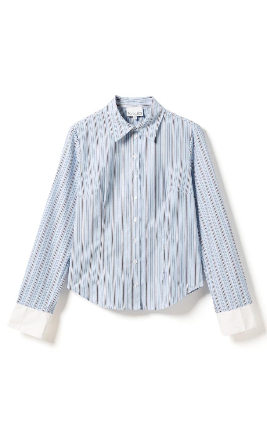 Noella Skjorte - Loyce - Coetta Blue Stripe