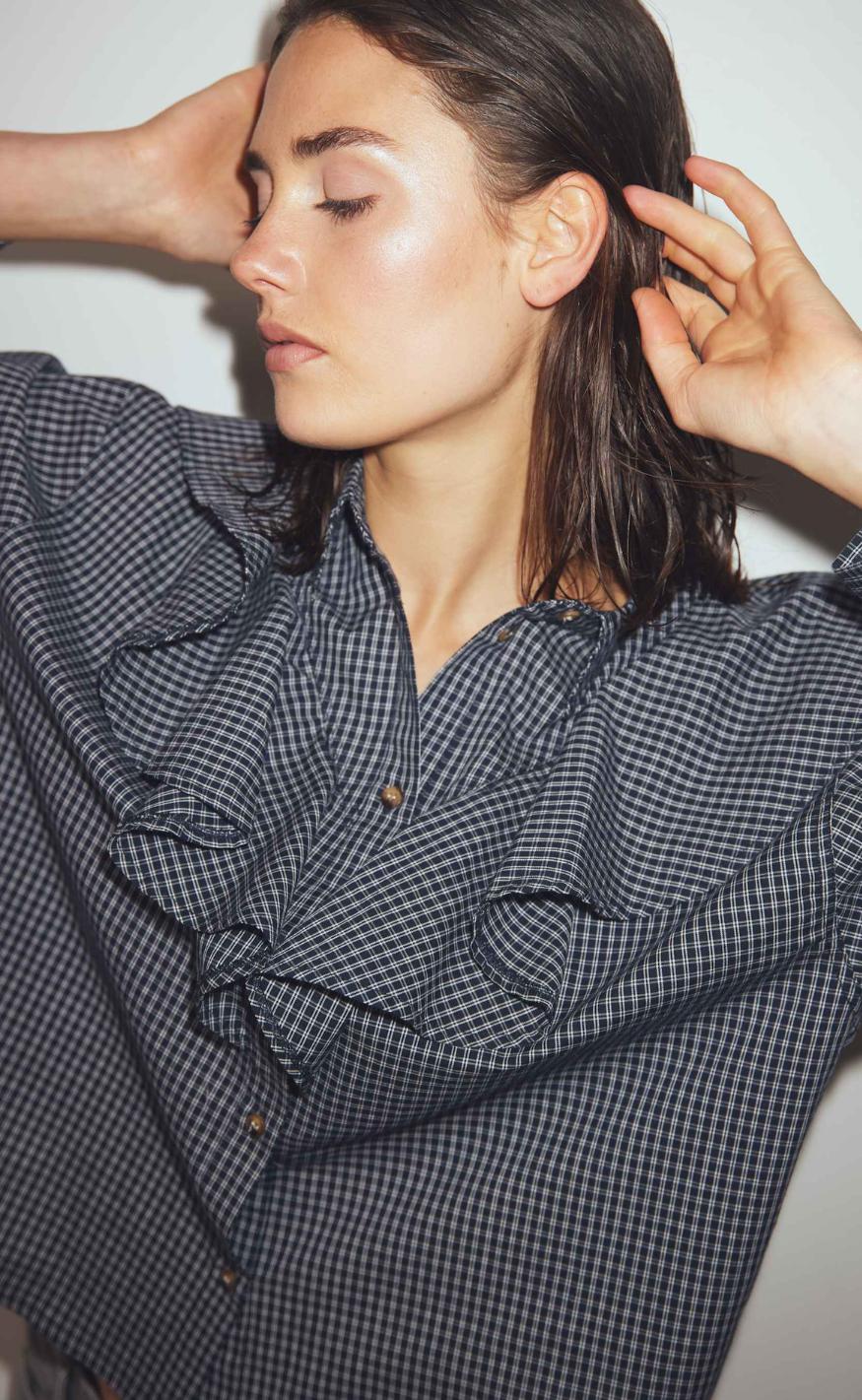 Noella Skjorte - Micaela - Dakotah Navy Check