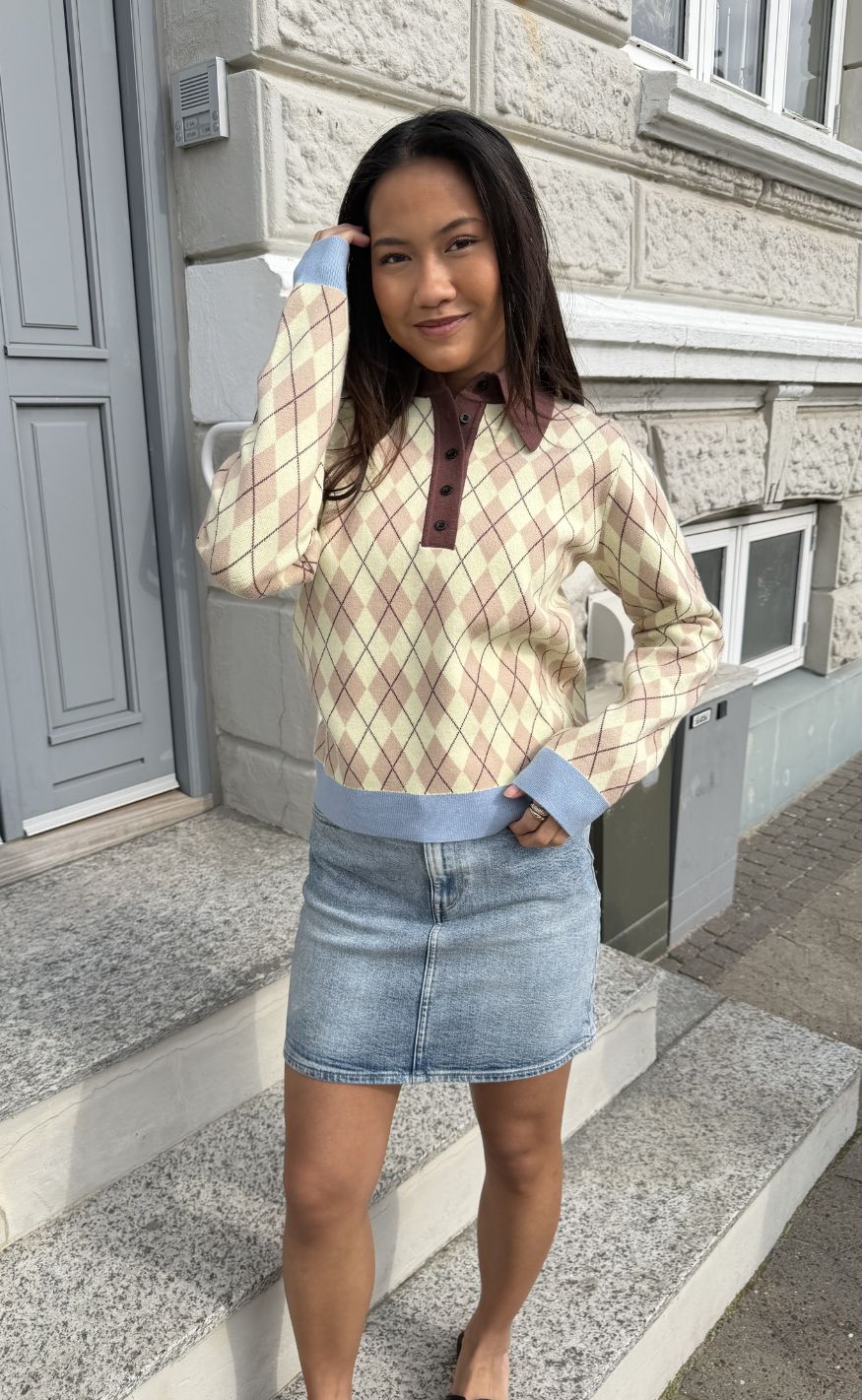 Noella Strik - Makayla - Diya Yellow Check