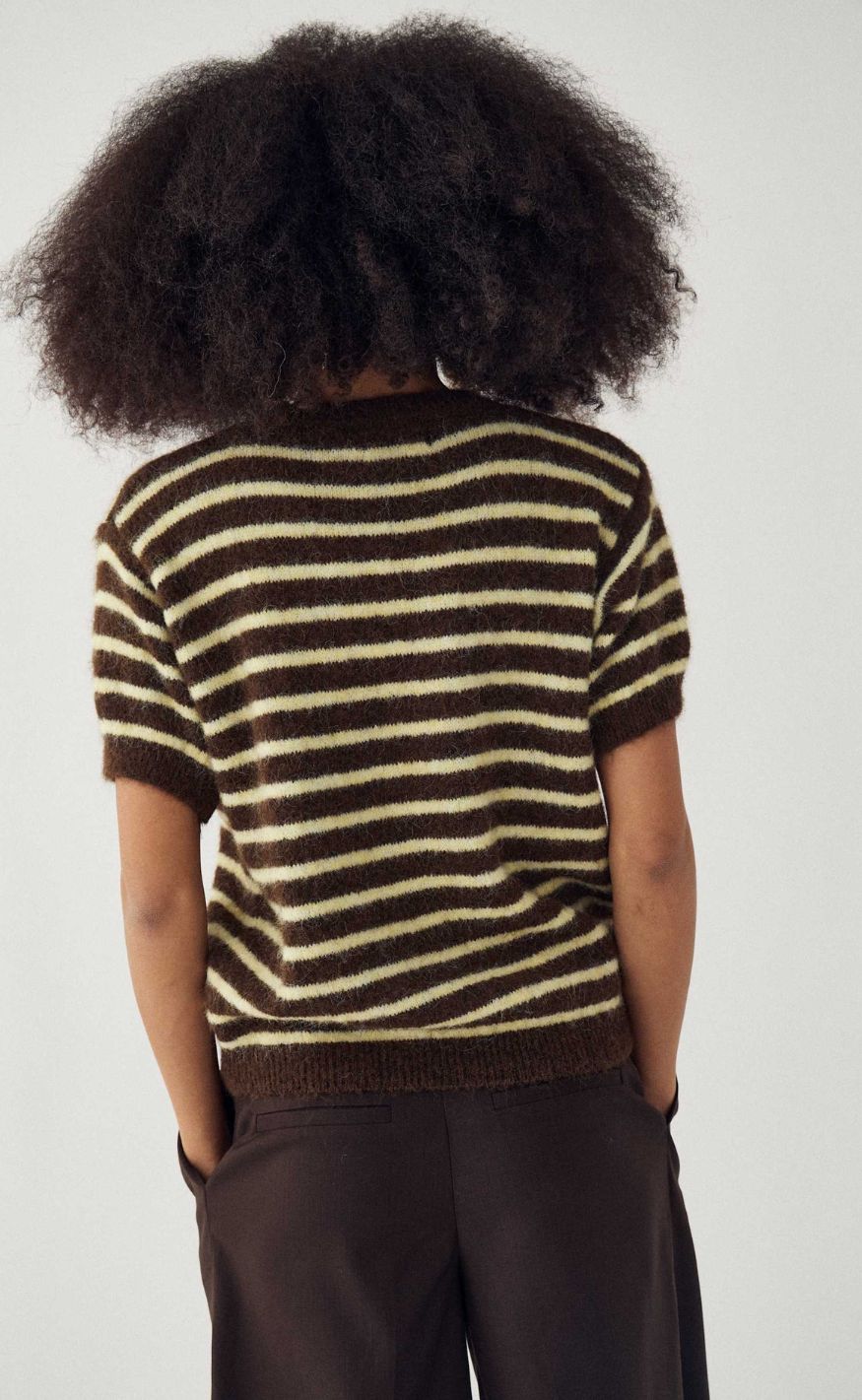 Noella Strik - Monikah - Brown Yellow Stripe