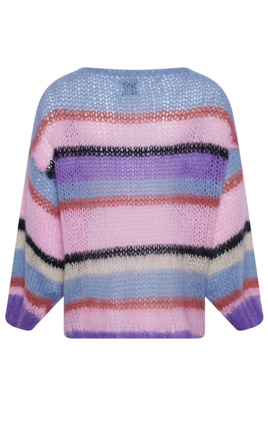Noella Striktrøje - Rona - Mix Stripe