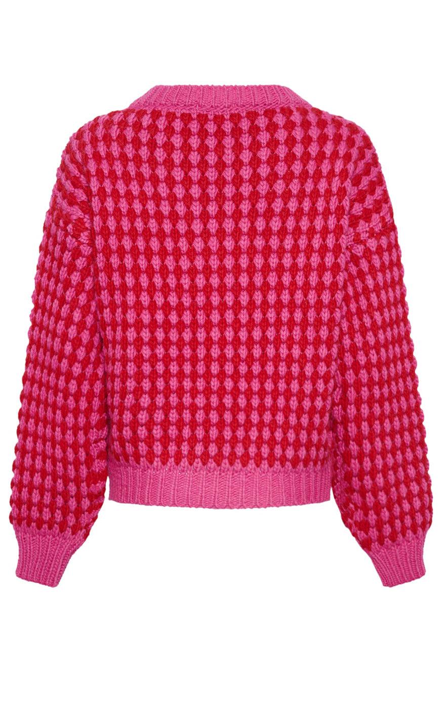 Noella Sweater - Gio - Pink Red Mix
