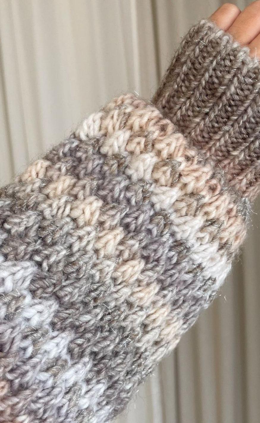 Noella Sweater - Gio - Sand Mix Lurex
