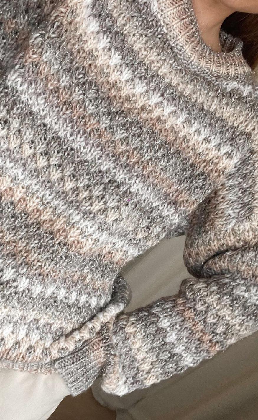 Noella Sweater - Gio - Sand Mix Lurex