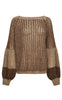 Noella Sweater - Liana - Brown/Camel