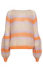 Noella Sweater - Pacific - Apricot/Lavender Mix