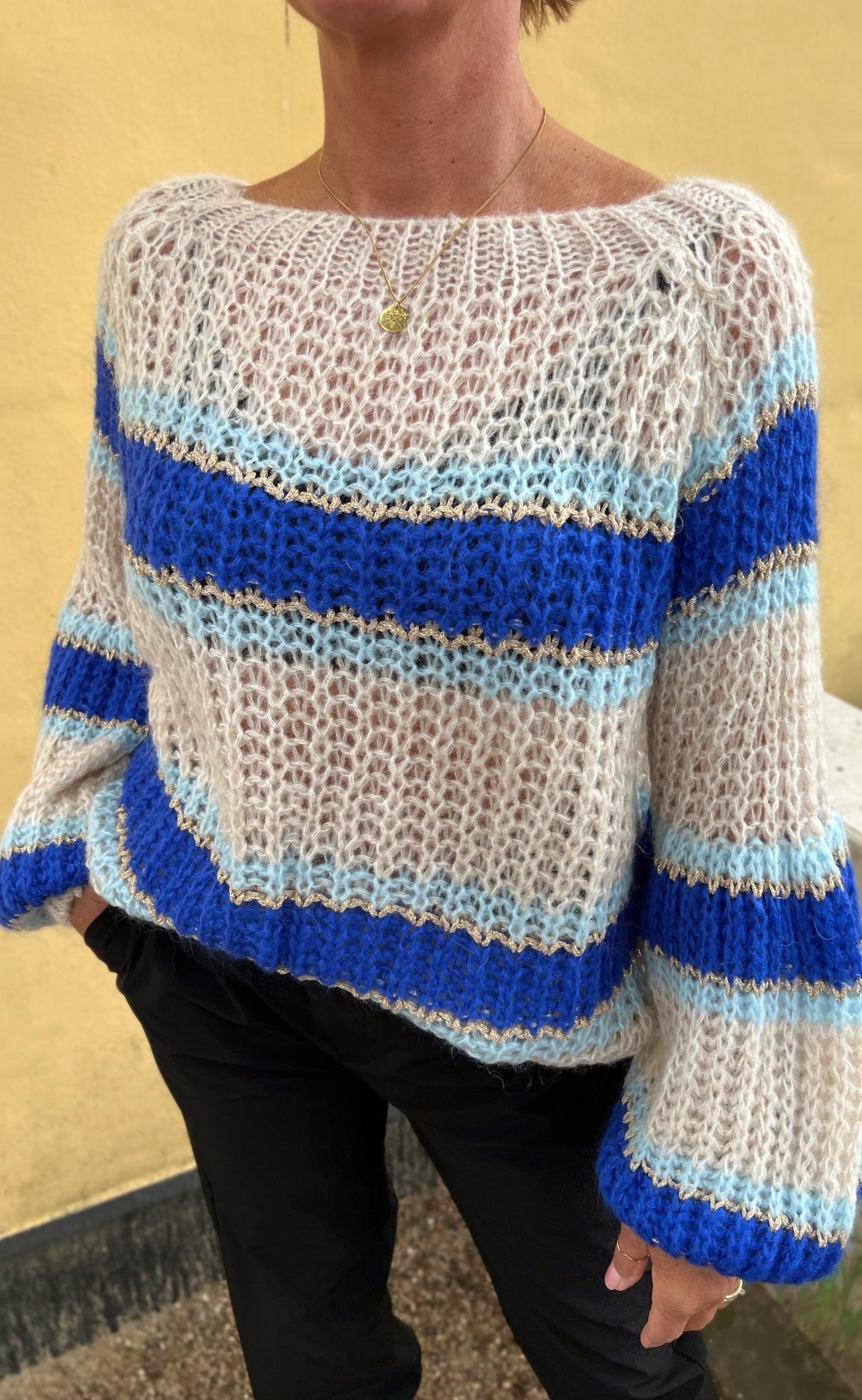 Noella Sweater - Pacific - Blue Mix