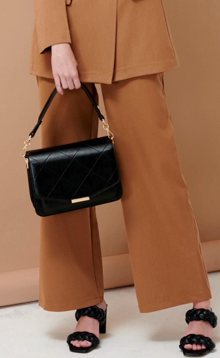 Noella Taske - Blanca Multi Compartment - Black Leather Look
