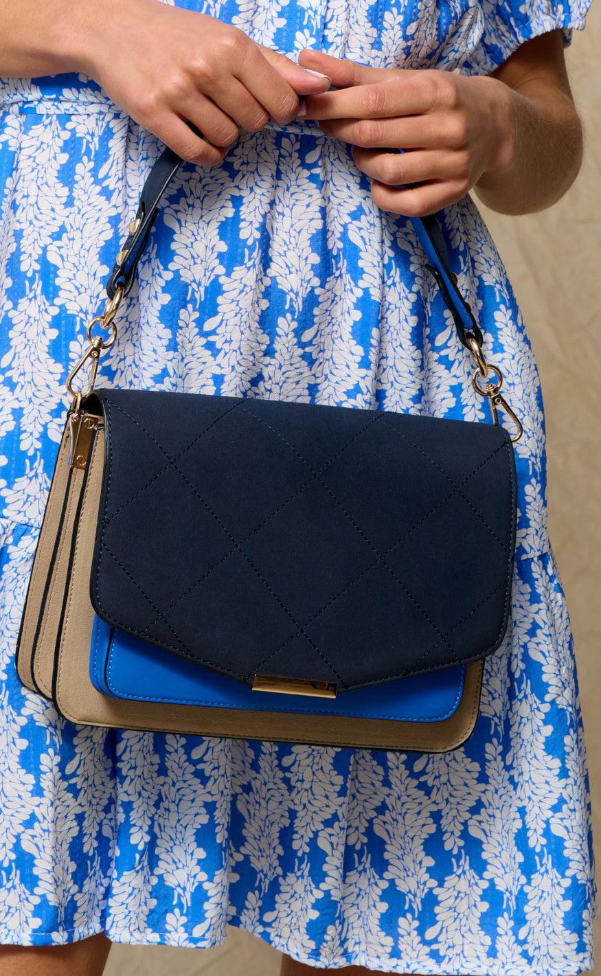 Noella Taske - Blanca Multi Compartment - Navy/Sand/Blue