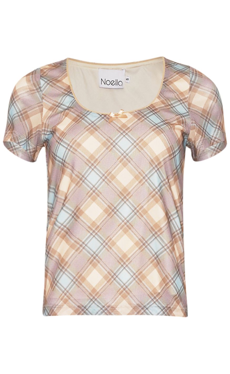 Noella Top - Kilea - Pastel Check