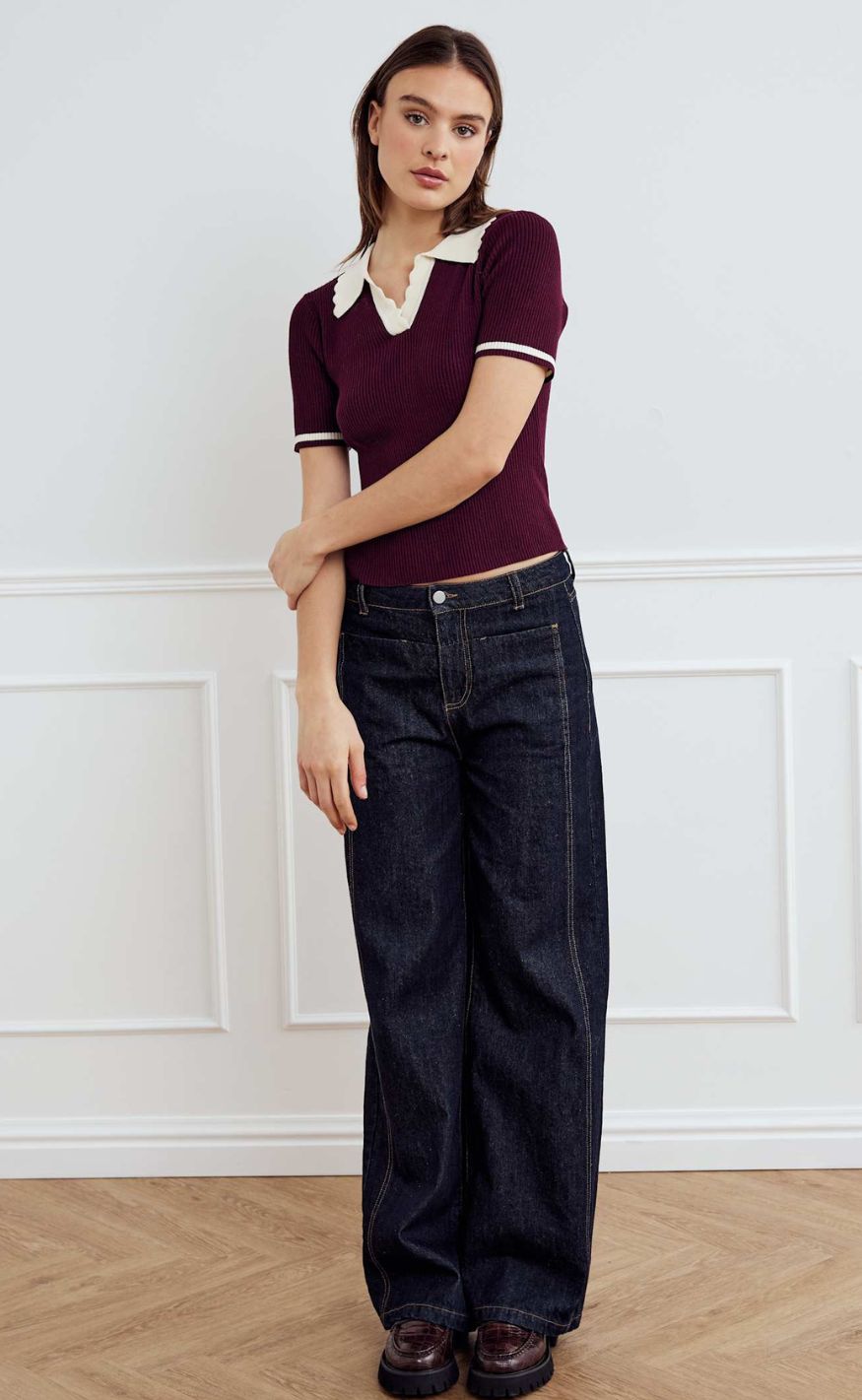 Noella Top - Lilo Polo - Wine Sugar Combo