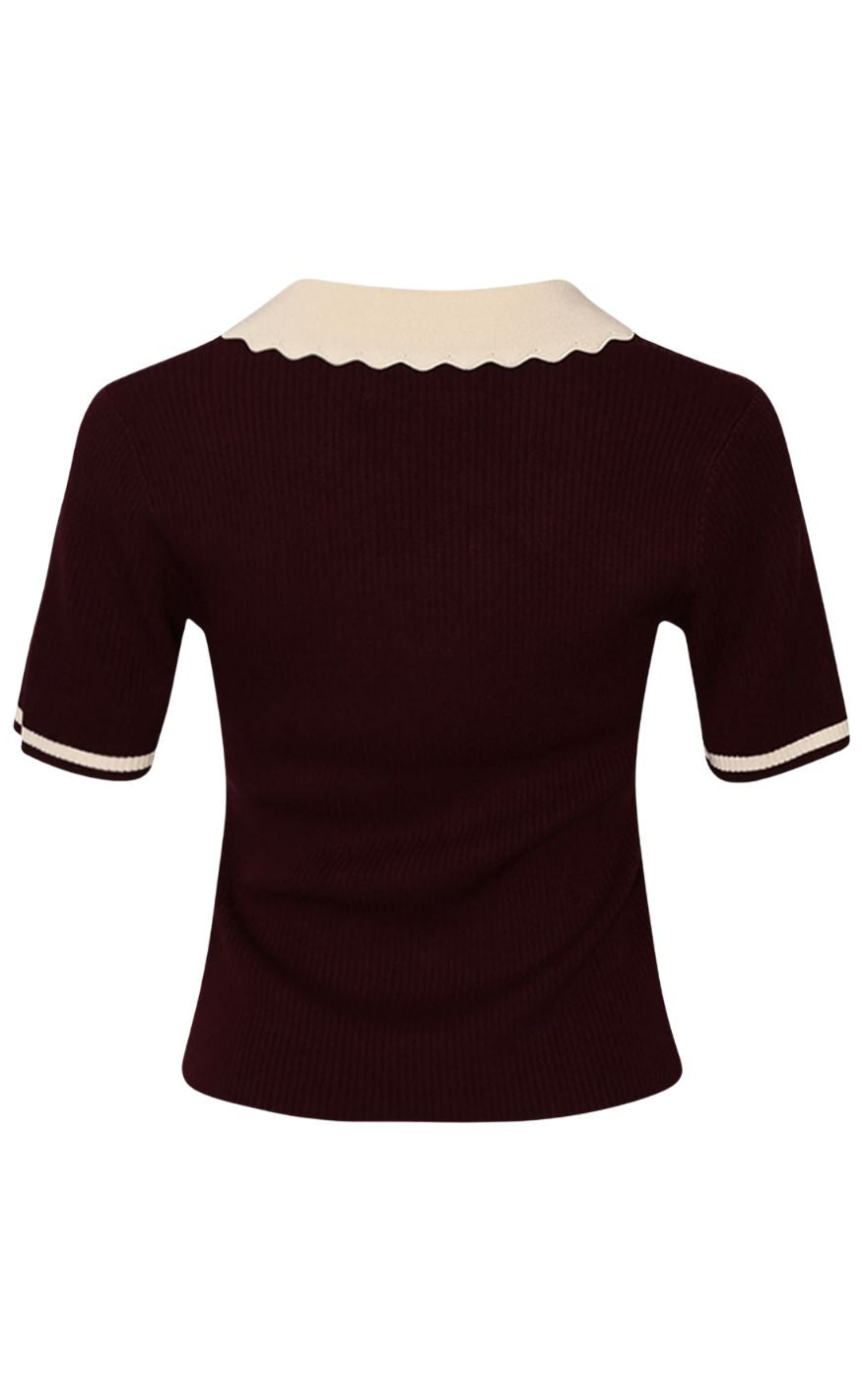 Noella Top - Lilo Polo - Wine Sugar Combo