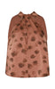 Noella Top - Lucinda - Cosette Rust Print