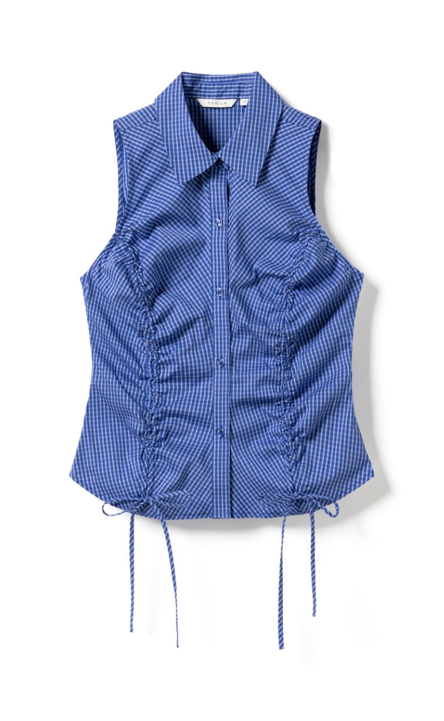 Noella Top - Micaiah - Davy Blue Check