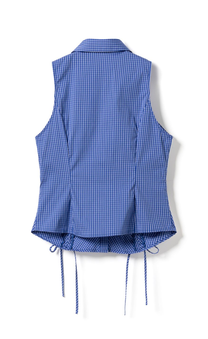 Noella Top - Micaiah - Davy Blue Check