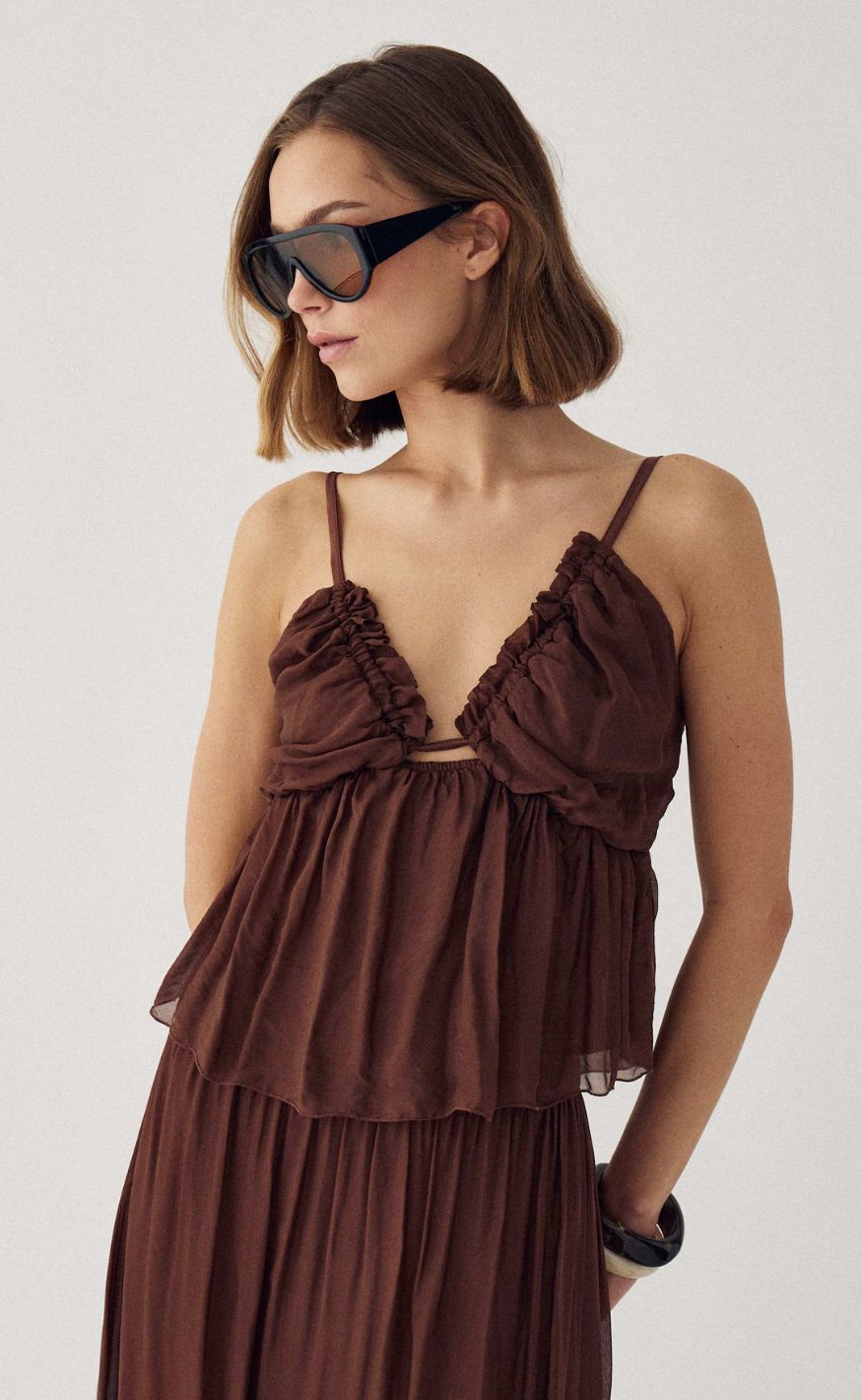 Noella Top - Moira - Chocolate