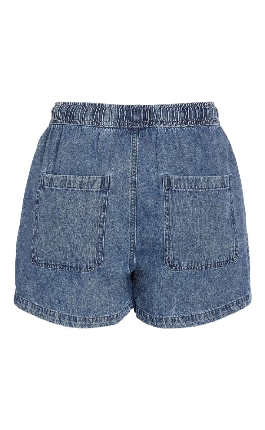 Noisy May Shorts - Enza - Medium Blue Denim
