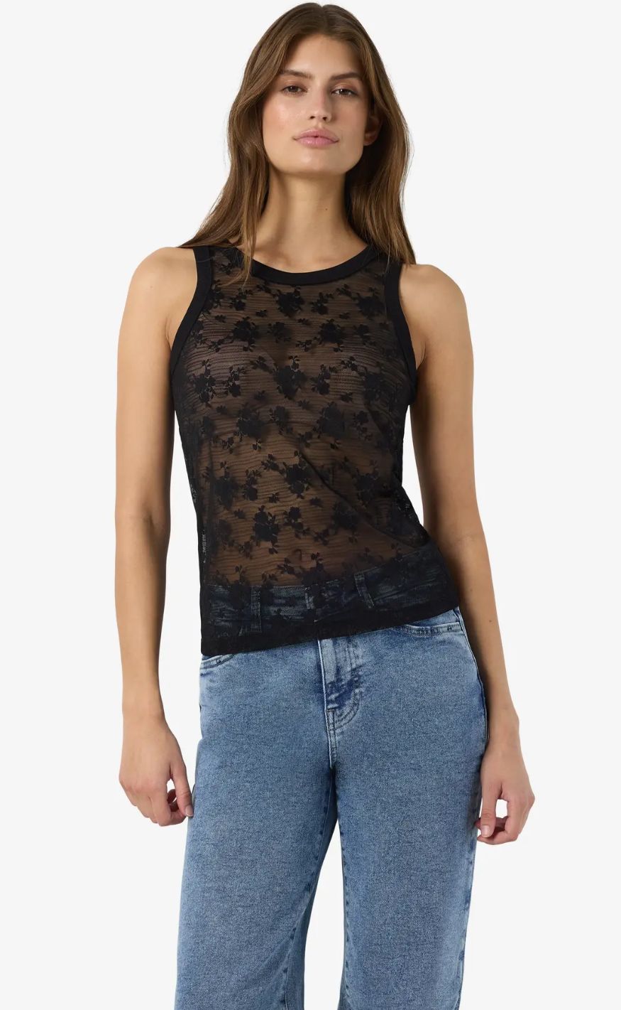 Noisy May Top - Eve - Black