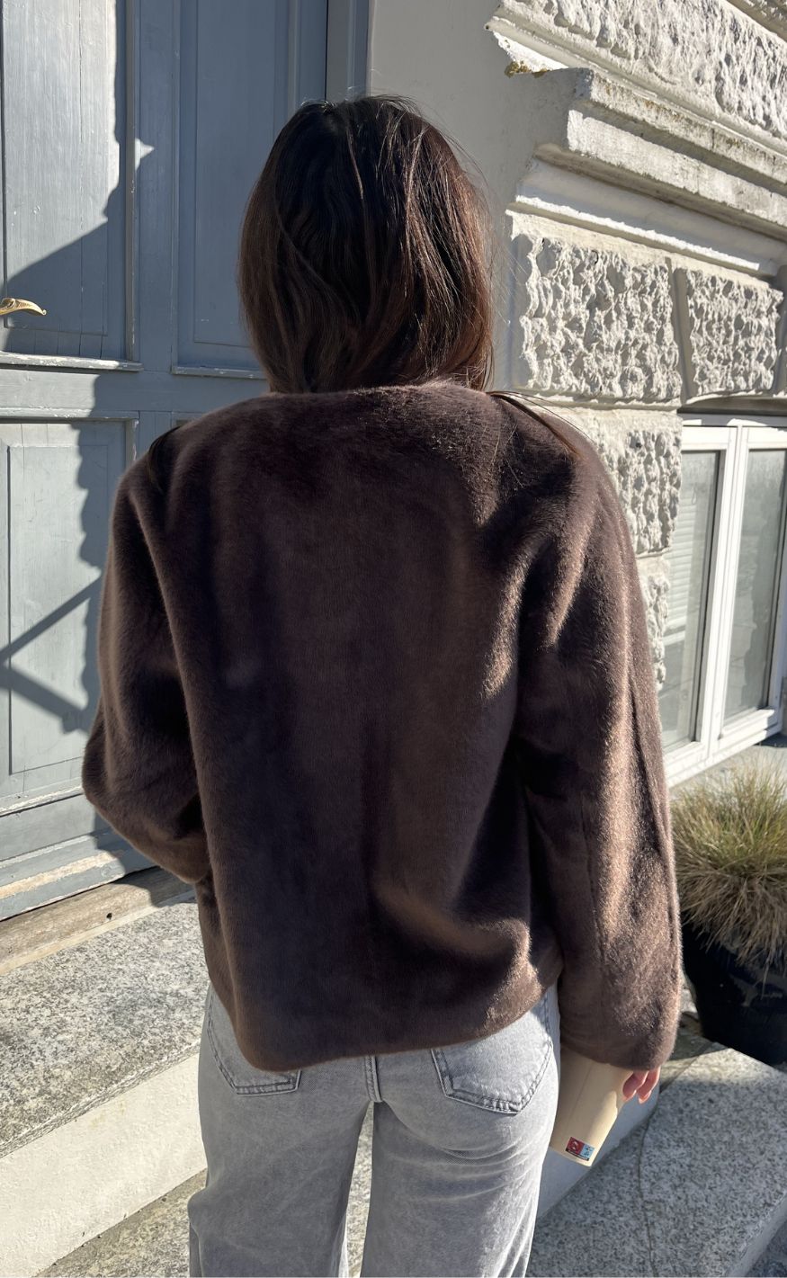 Notyz Jakke - Faux Fur - Dark Brown