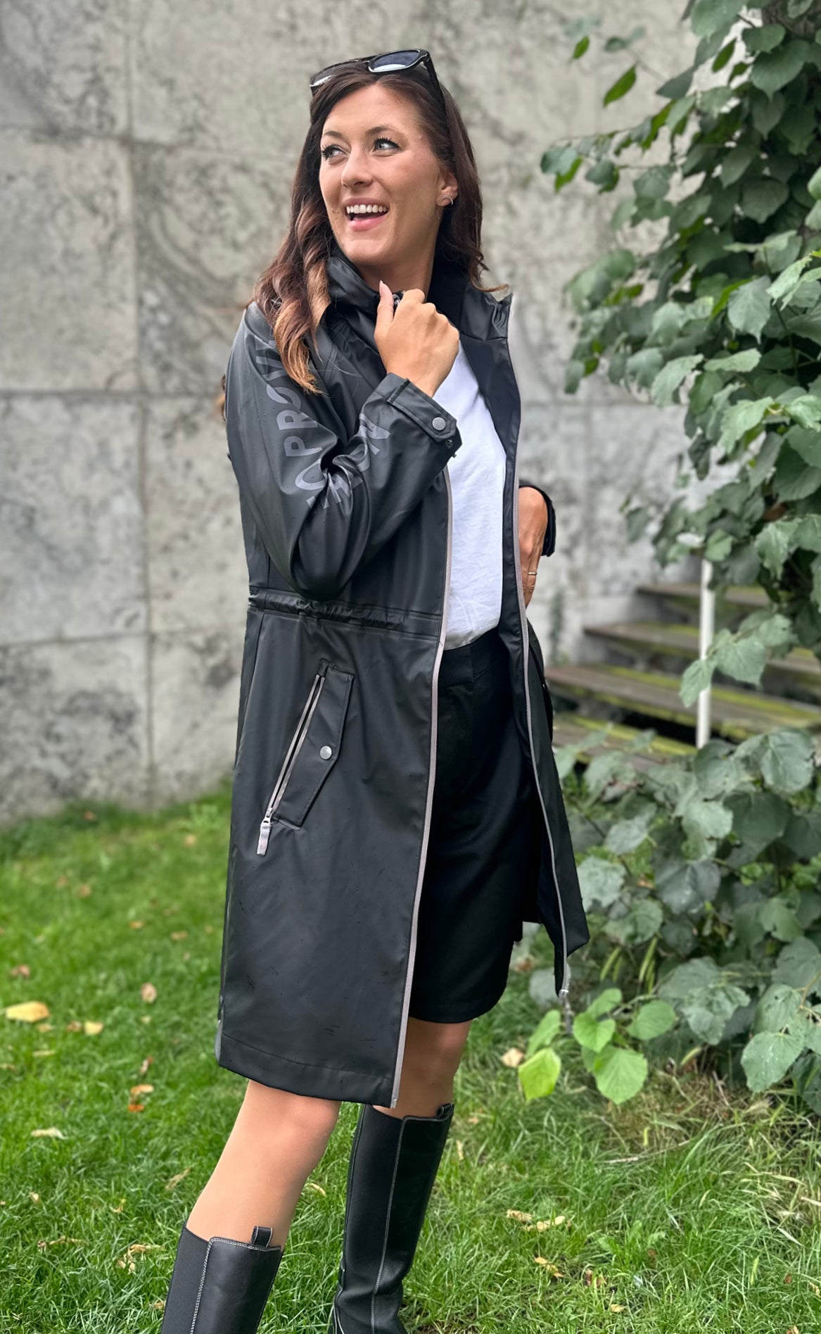 Notyz Regnjakke - Raincoat - Black