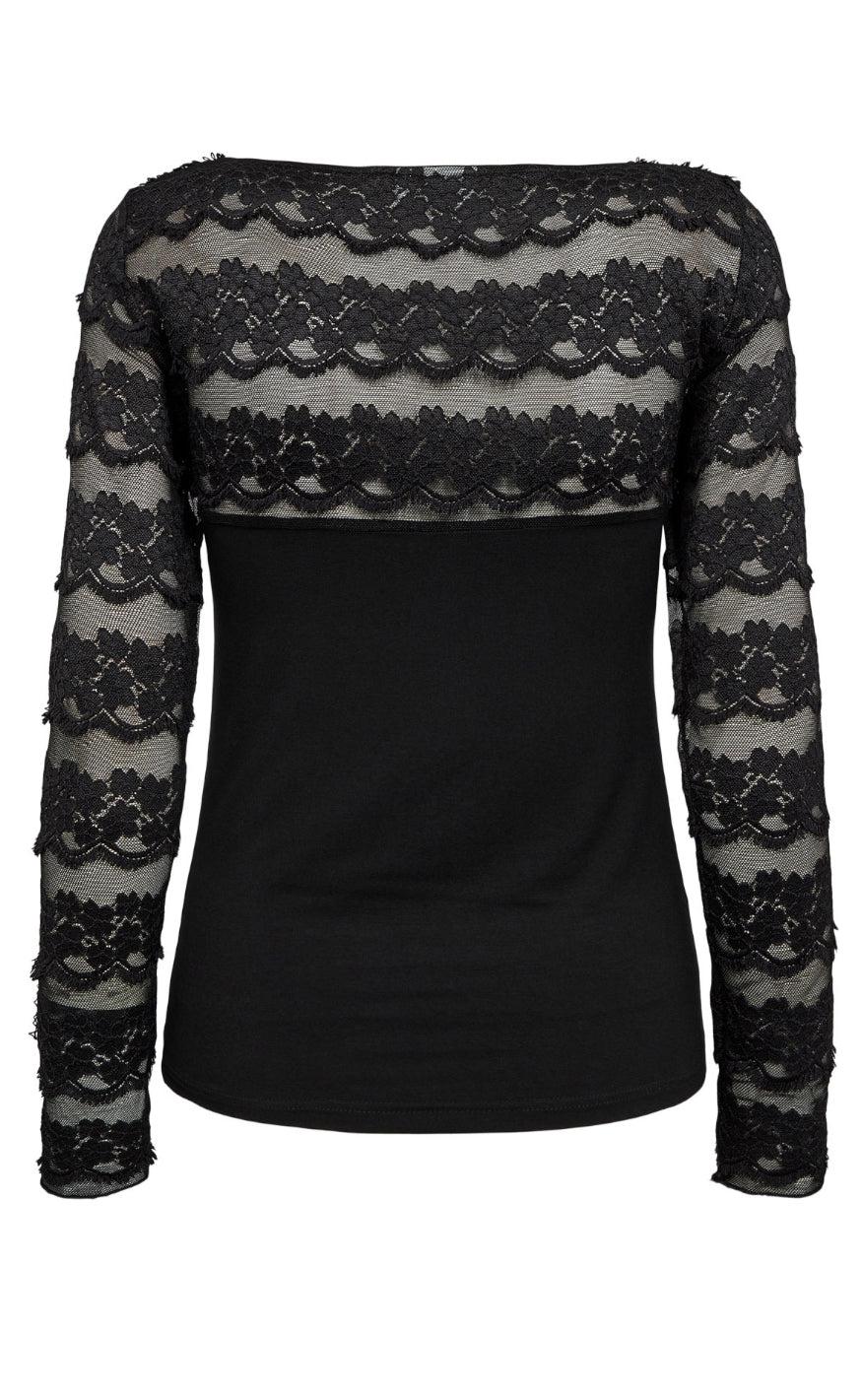 Nümph Bluse - Alba - Caviar