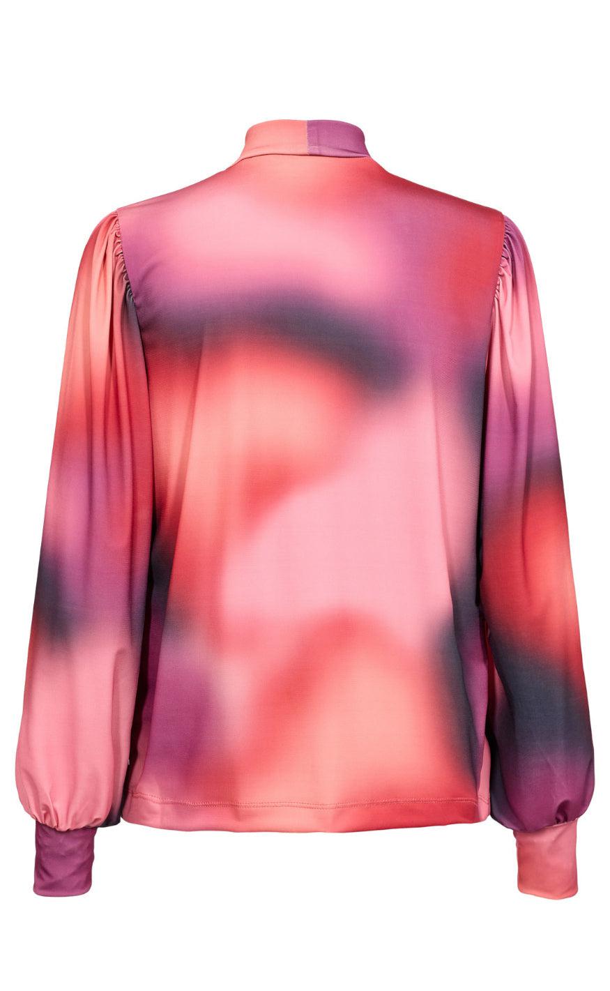 Nümph Bluse - Blur - Vibrant Orchid