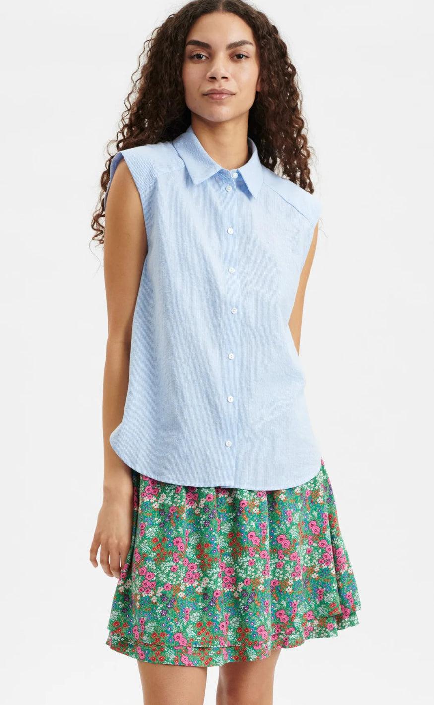 Nümph Bluse - Cora - Blue Bell