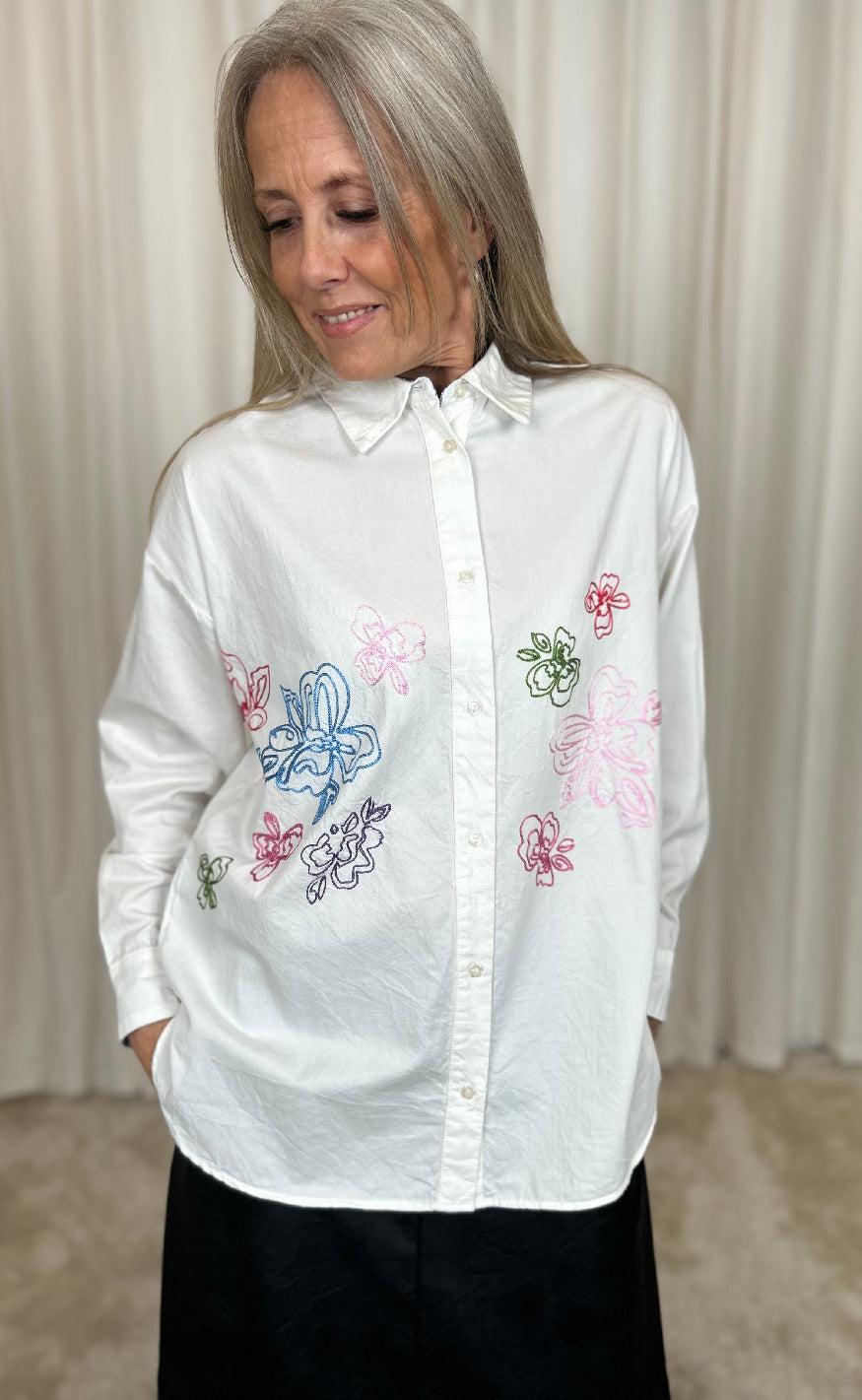 Nümph Bluse - Faith - Bright White