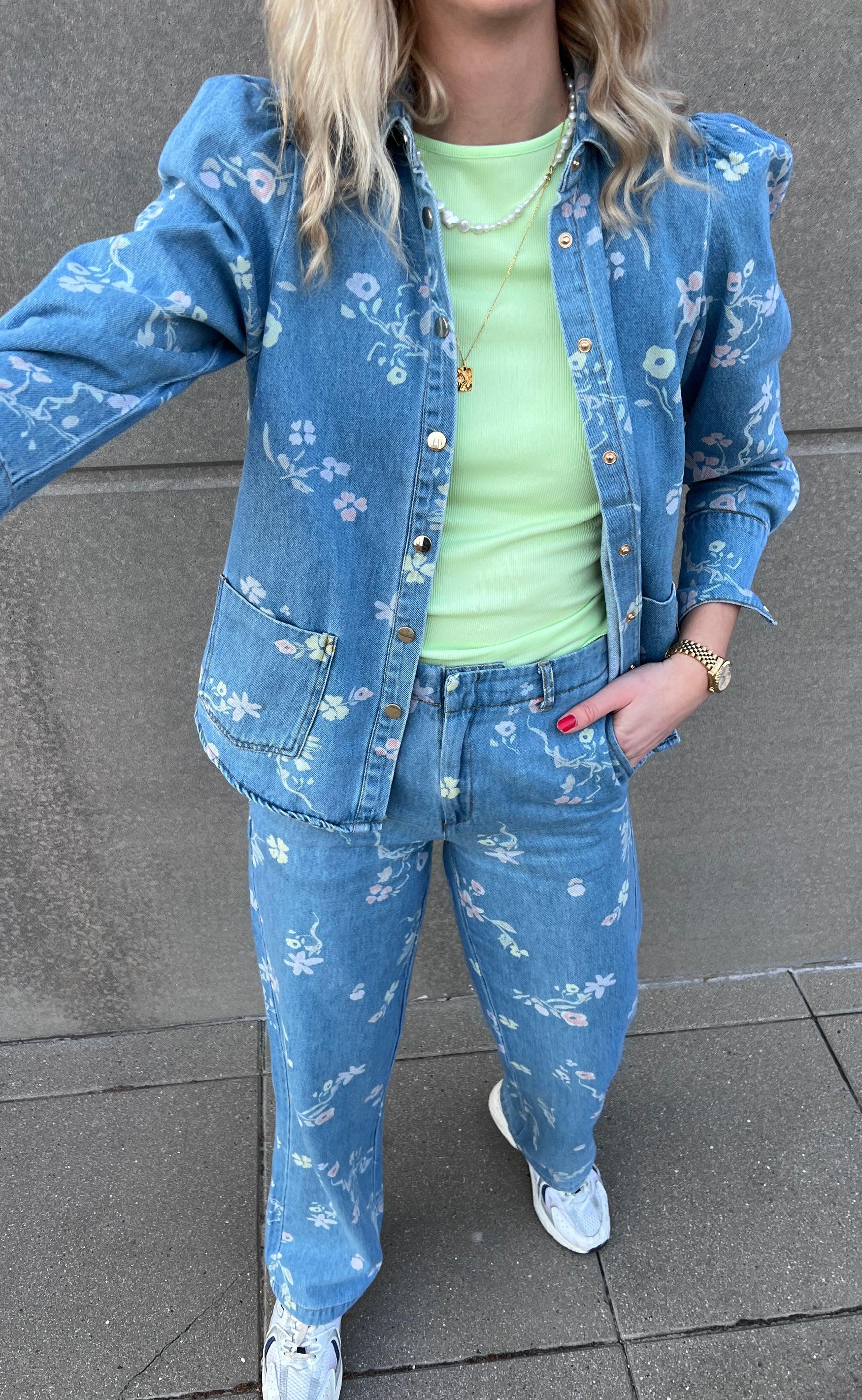 Nümph Bukser - Petra - Light Blue