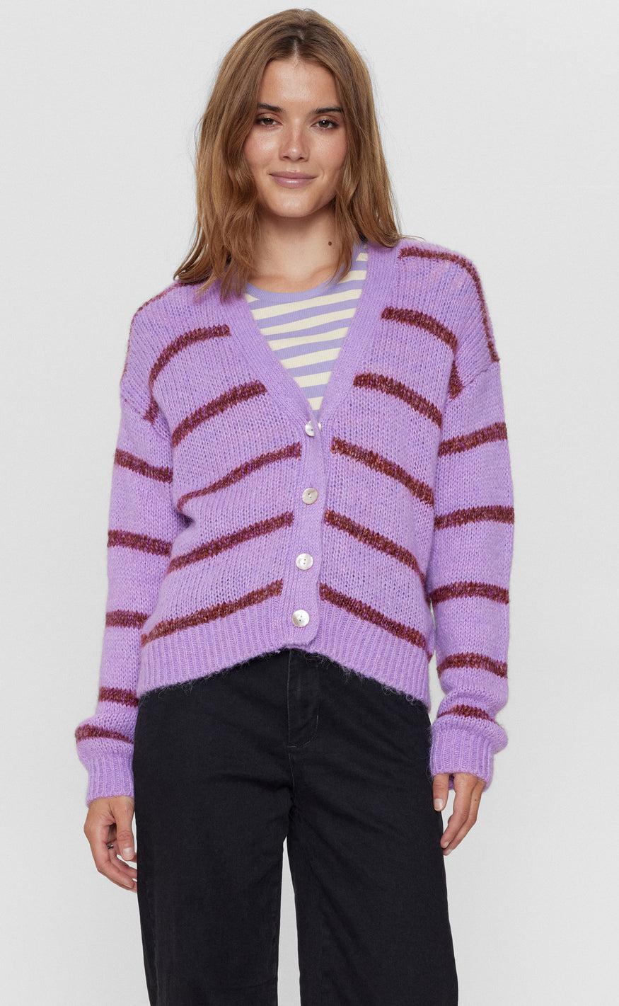 Nümph Cardigan - Tara - African Violet