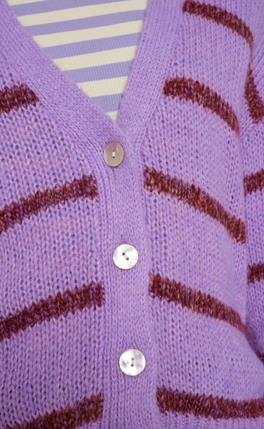 Nümph Cardigan - Tara - African Violet