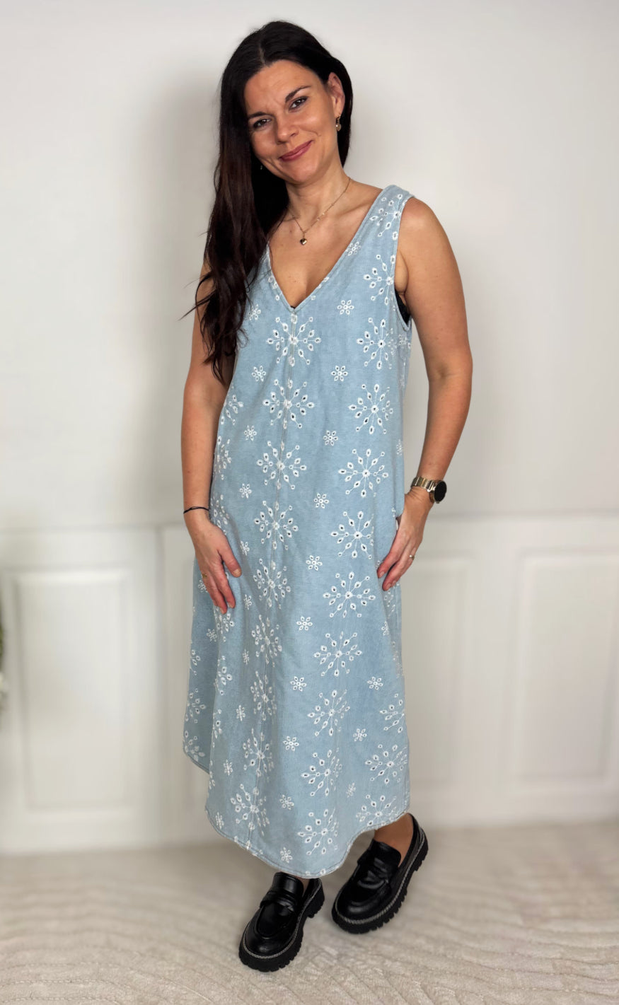 Nümph Kjole - Delilah - Light Blue Denim