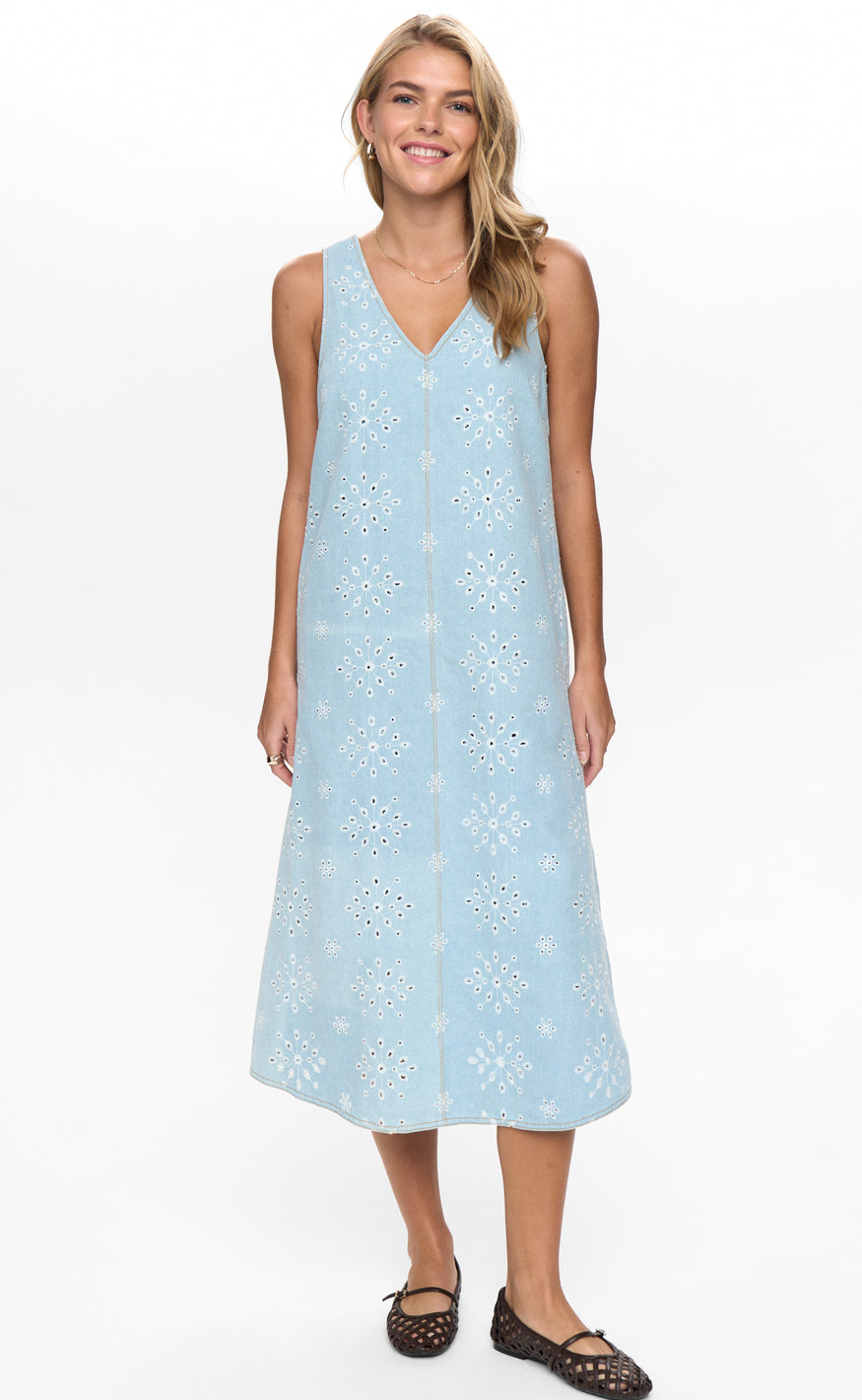 Nümph Kjole - Delilah - Light Blue Denim