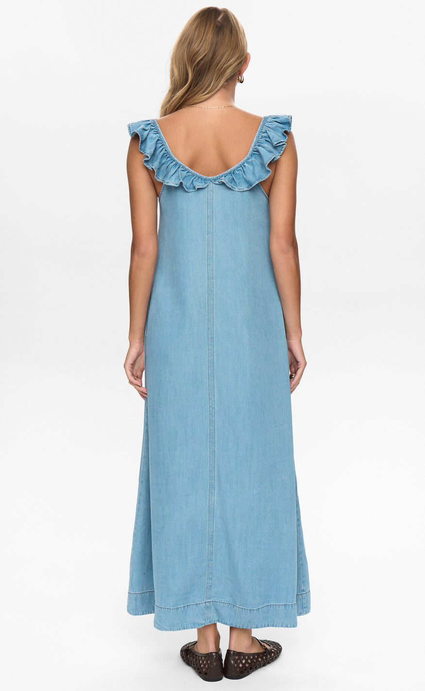 Nümph Kjole - Elida - Light Blue Denim