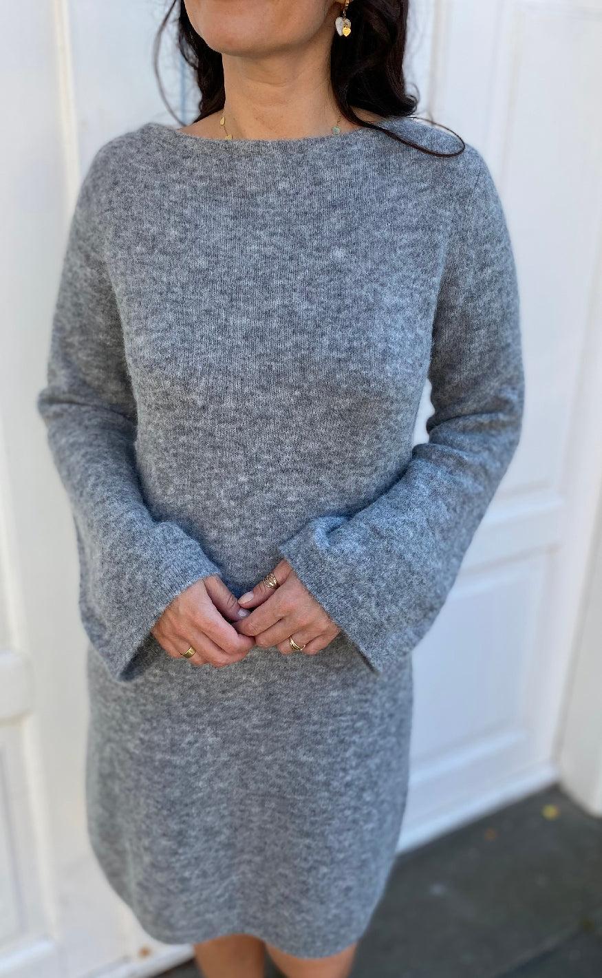 Nümph Kjole - Riette - Medium Grey Mel.