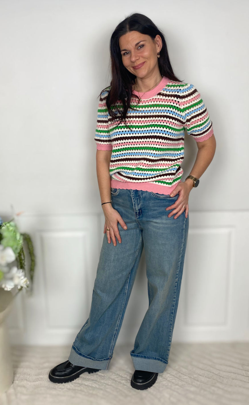 Nümph Pullover - Nancy - Peony