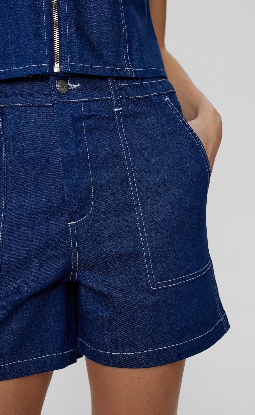 Nümph Shorts - Issa - Dark Blue Denim