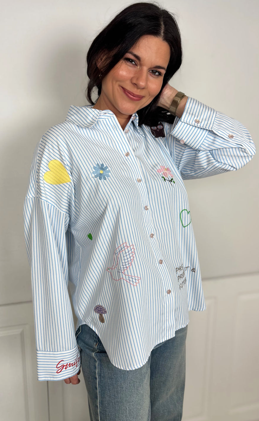 Nümph Skjorte - Ashley - Airy Blue